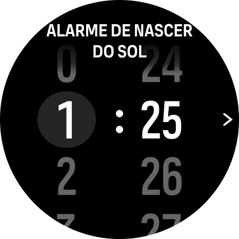 alarm time