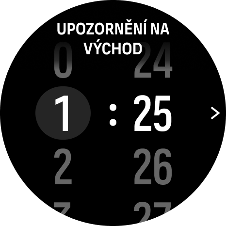 alarm time