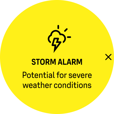 storm alarm dilu
