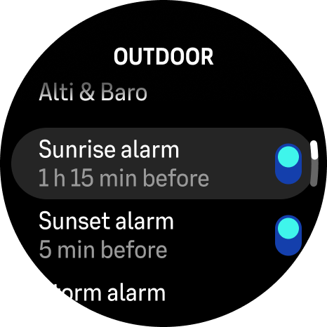 sun alarm