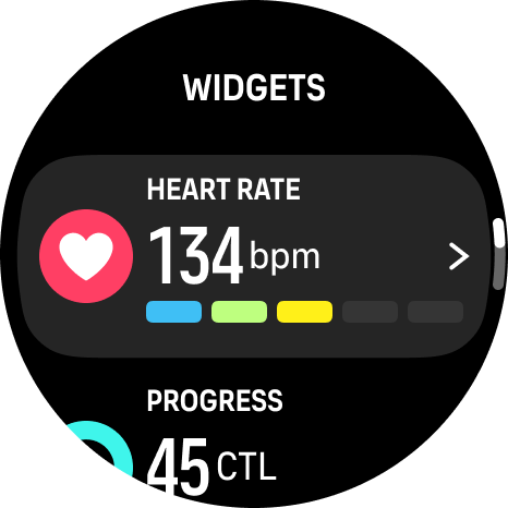 widget list