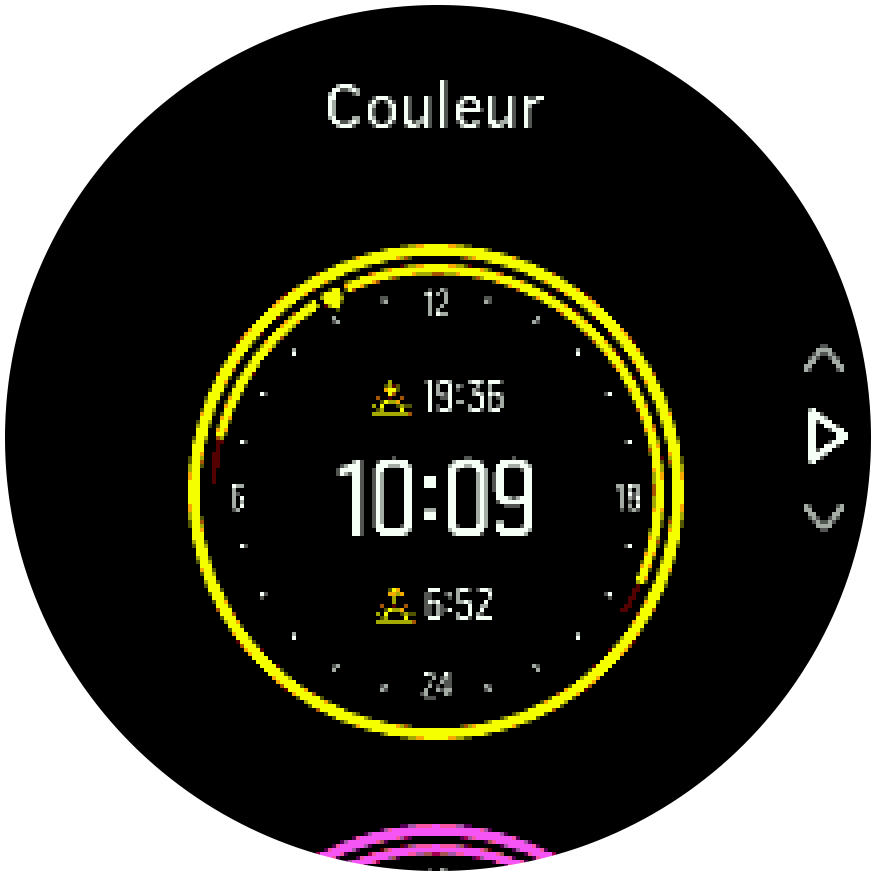 Couleur de cadran de montre Trainer-fr