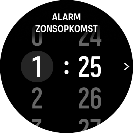 alarm time
