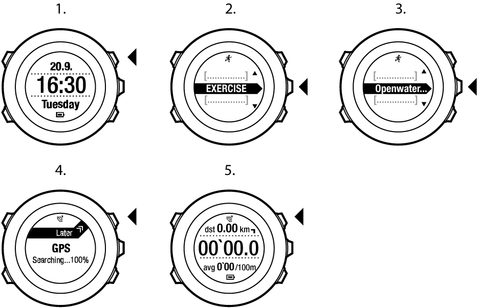 Suunto open water swimming sales