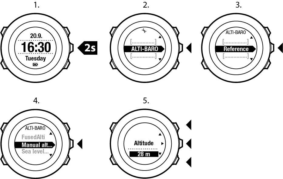 setting reference values Ambit2