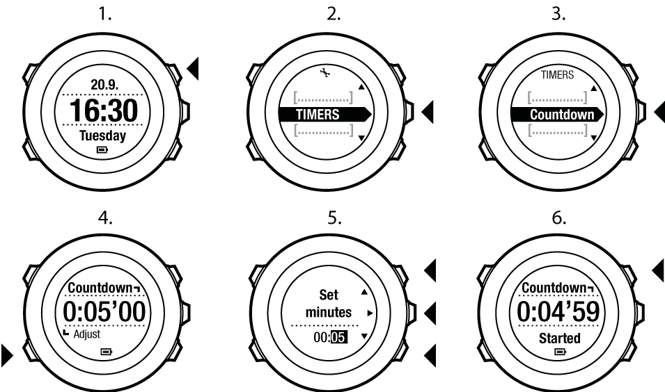 countdown timer Ambit2