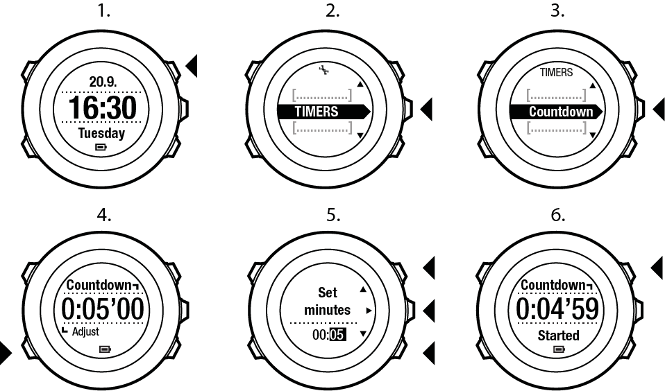 countdown timer Ambit2