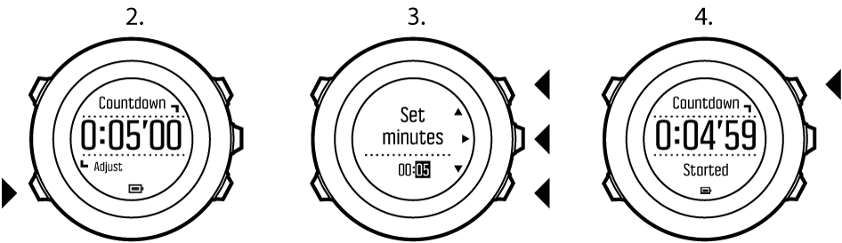 countdown timer Ambit3