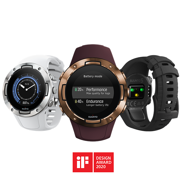 Suunto 5 - コンパクトで長時間のバッテリー駆動が可能なGPSウォッチ