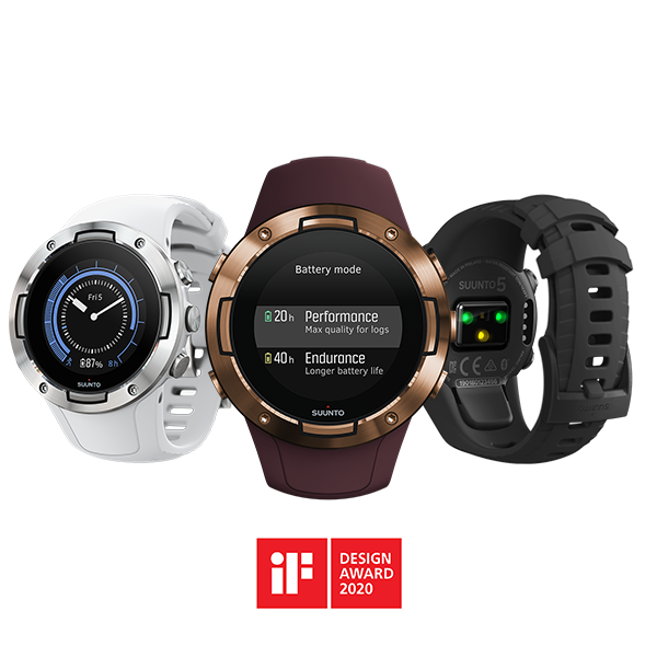 Suunto 5 - Compact GPS sports watch with great battery life