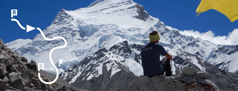 Emanuele Foglia spedizione Cho Oyu con Suunto Ambit3 Peak Sapphire