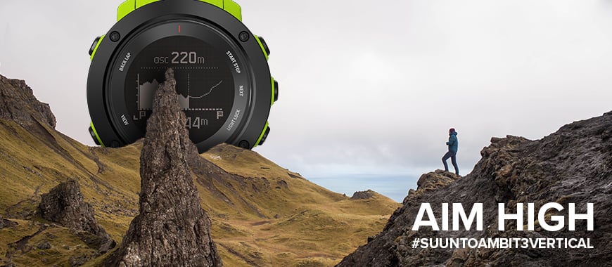 Suunto Ambit3 Vertical Lime