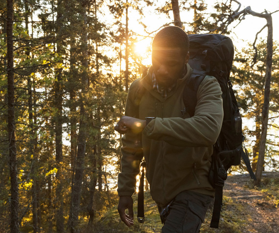 Watch Suunto 5 Peak Ochre