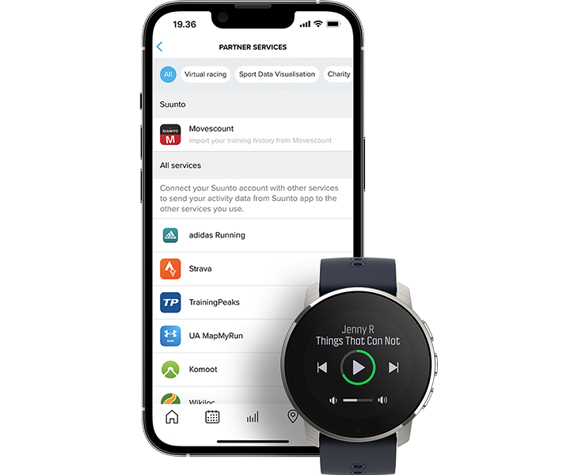 Suunto 9 Peak All Black Titanium - Ultra thin, small, tough GPS 