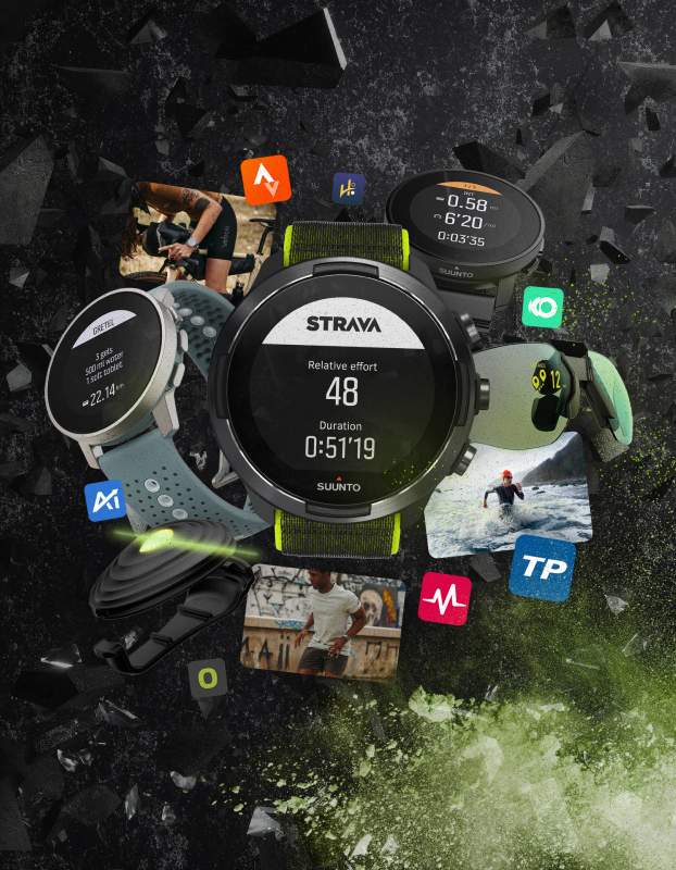 Suunto 9 Peak Pro All Black - 薄型で頑丈なマルチスポーツ対応の GPS