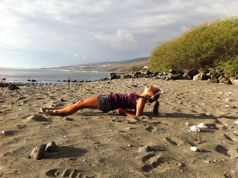 Emelie's Training Tips, Reverse Plank