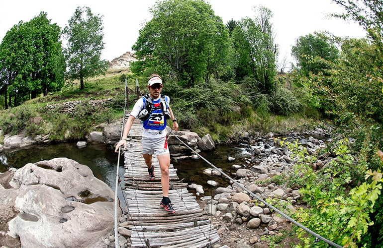 Ryan Sandes running Skyrun Route, Drakensberg, South Africa