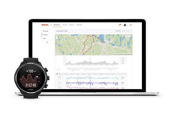 Connect your Suunto watch with Strava 