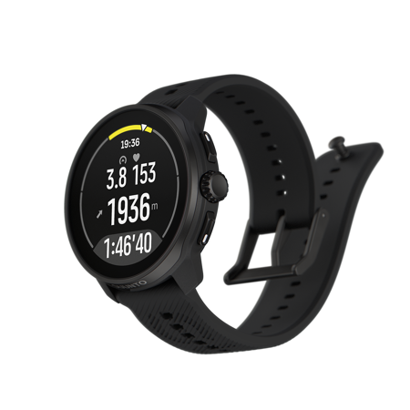 有名な高級ブランド All S Race Suunto Black レースやトレーニング向けのウォッチ – 時計