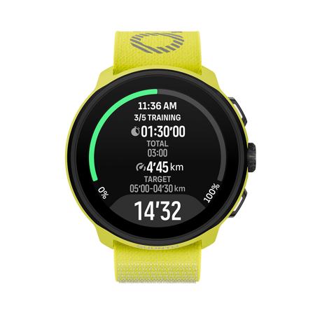 Suunto Run Lime - Lightweight sports watch designed for runners