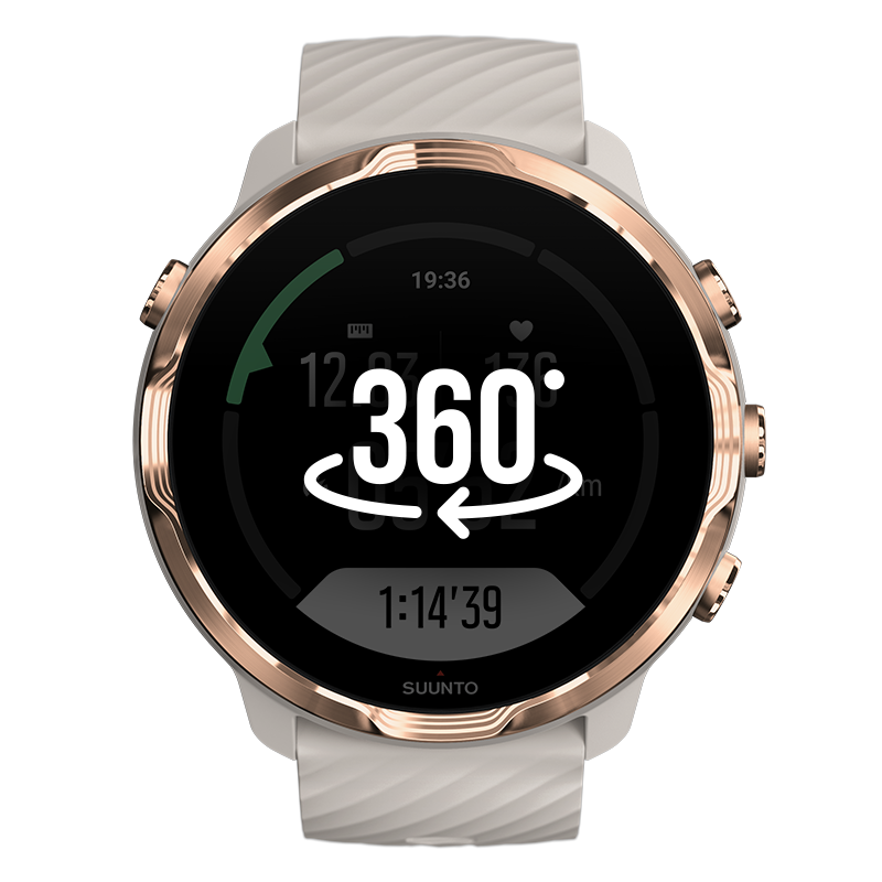 suunto white rose gold