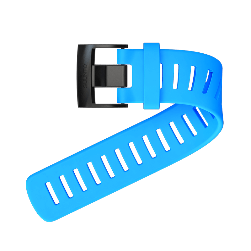 Suunto D4i Novo blue silicone extension strap - long strap