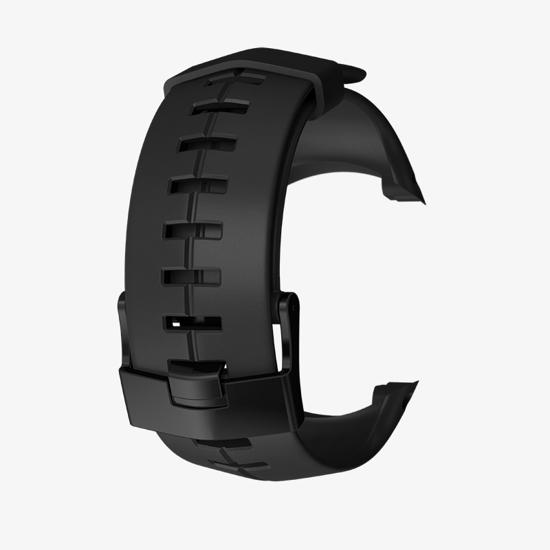 Suunto DX black silicone with black buckle strap kit