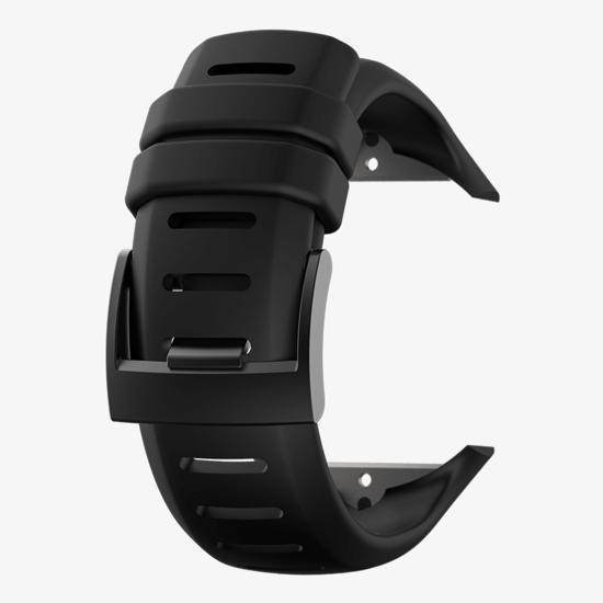 Suunto D6i Novo black silicone strap kit replacement