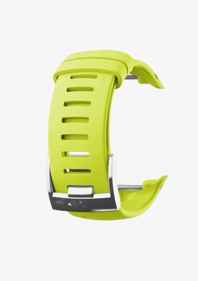 Suunto D4i Novo lime silicone stainless steel strap kit - replacement