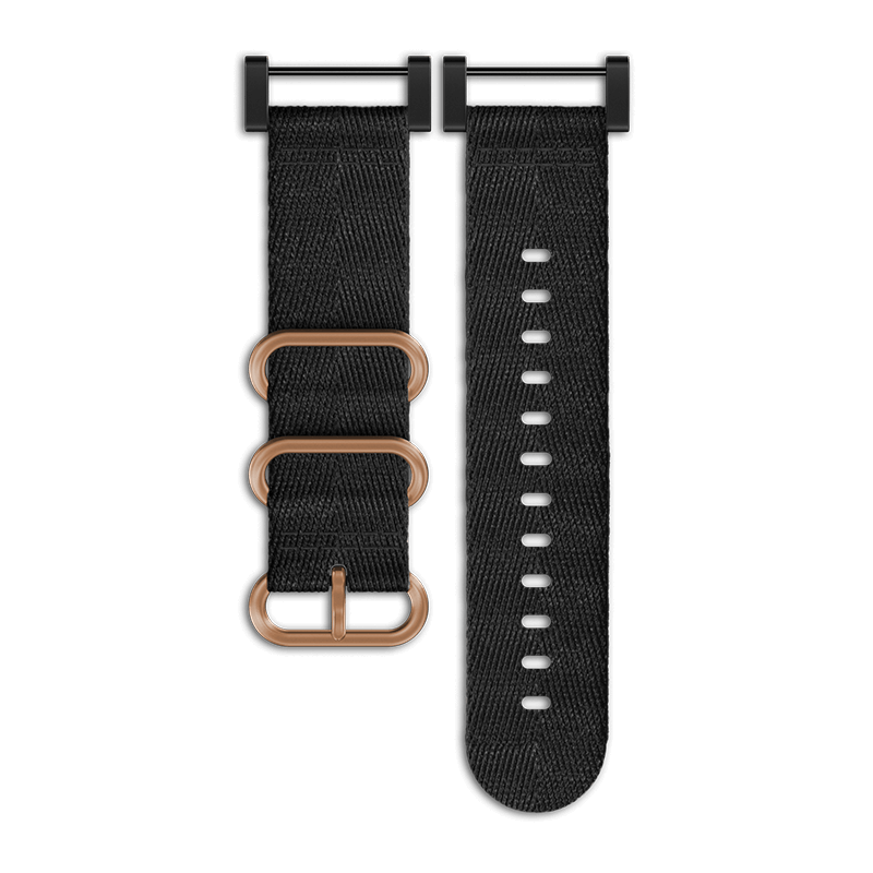 Suunto Essential Copper Black textile strap kit