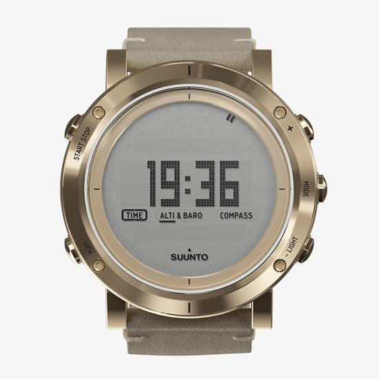 Suunto Essential Gold Outdoor watch with premium materials