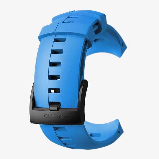 Blue silicone strap kit for Suunto Spartan Sport Wrist HR watch