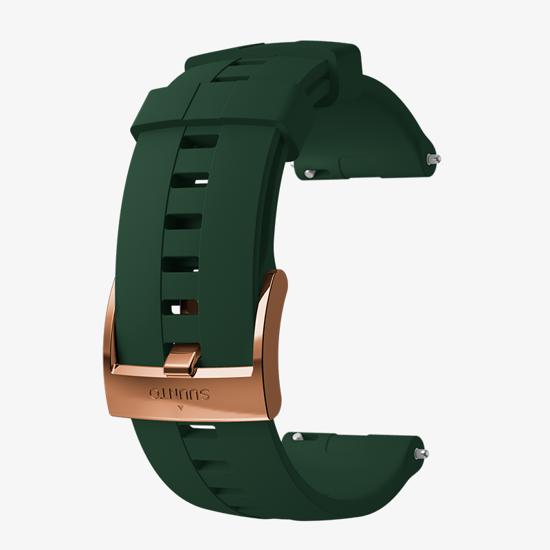 Forest Copper 24mm silicone Suunto sports watch strap