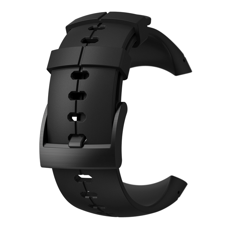 All black silicone strap kit for Suunto Spartan Ultra watches