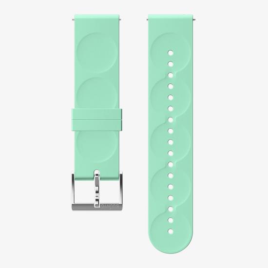 Mint green strap with steel buckle for Suunto 3 watches