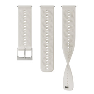 Bracelet Silicone SUUNTO 22 ATH9 Arctic Gray S+M - Pour Montres Suunto 9, Vertical, Race, Run