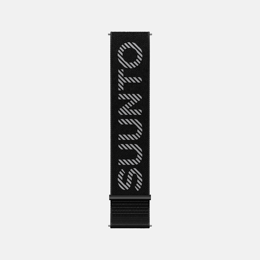 Suunto 22mm Athletic Loop Textile Strap Black S/M+M/L