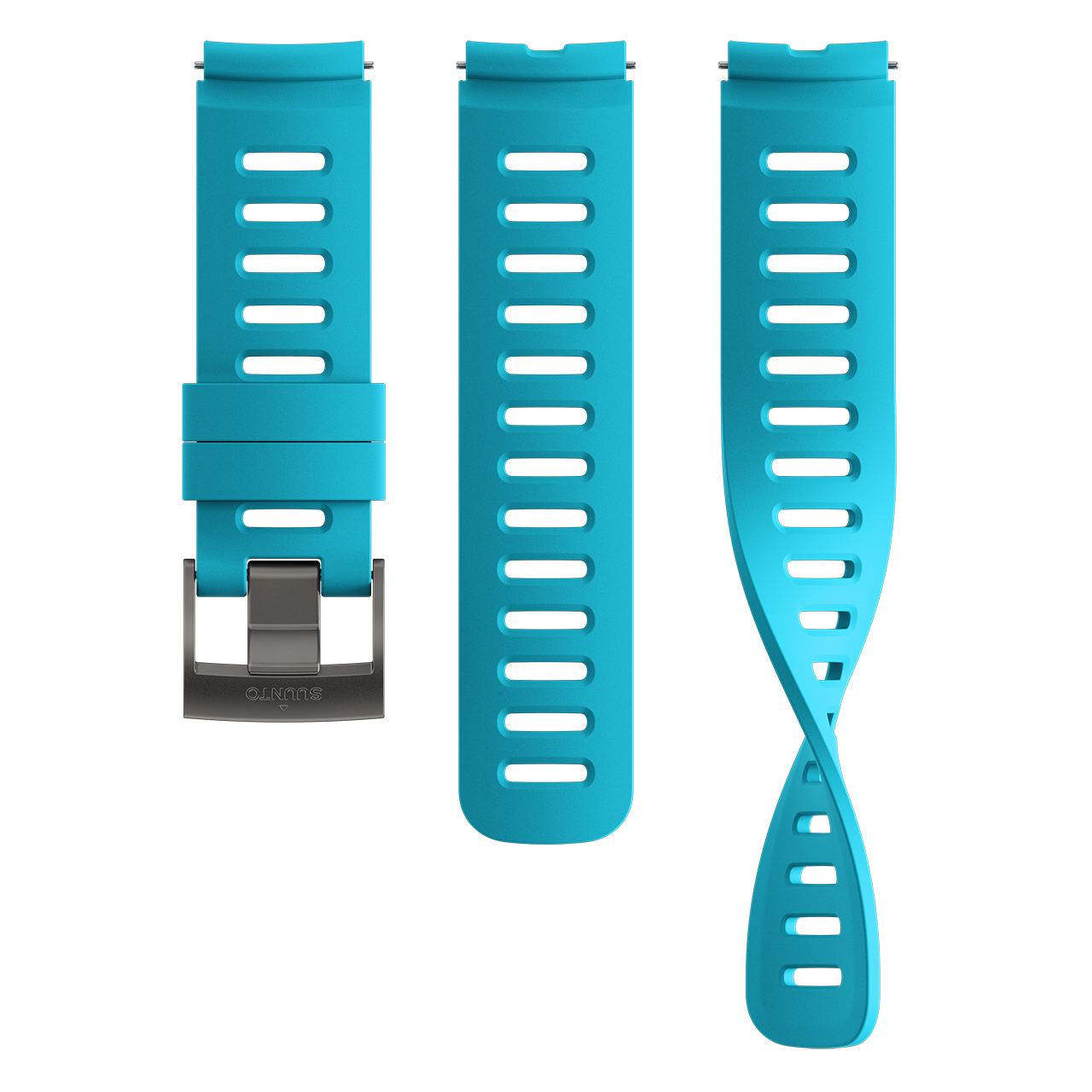 Suunto 22mm Dive 1 Silicone Strap Aqua Blue S+M