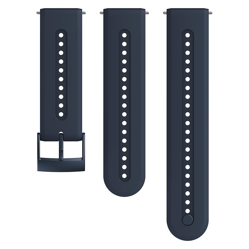 Suunto 24mm Athletic 7 Silicone Strap Granite Blue Size S M