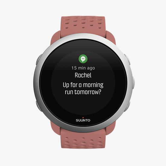 Suunto 3 Granite Red compact sports watch for health and