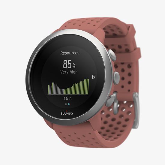 Suunto 3 Granite Red compact sports watch for health and