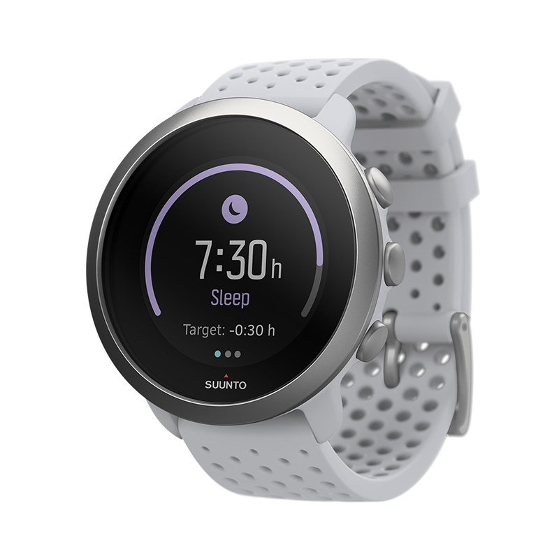 Suunto 3 Pebble White Smartwatch Fitness Armband Tracker Sportuhr Schrittzähl El 