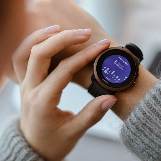 Suunto 3 Slate Grey Copper Compact Sports Watch For Health And