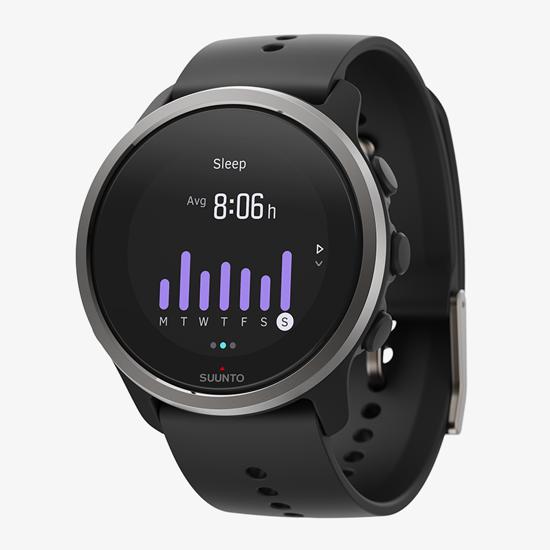 Suunto 5 Peak Black – トレーニング、探検、健康維持のための軽量