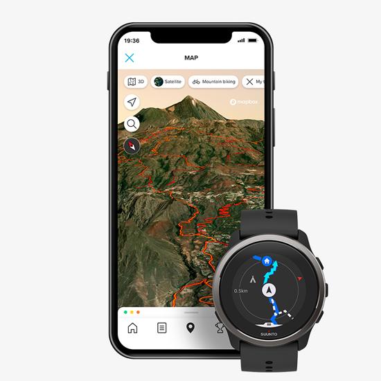 Suunto 5 navigation clearance