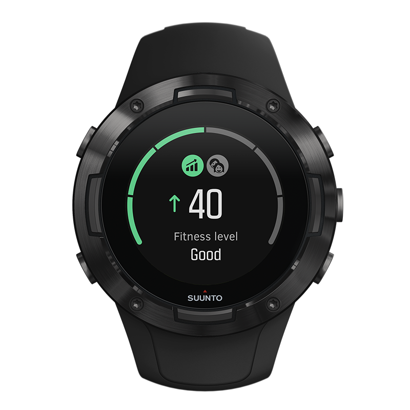 Suunto 5 All Black コンパクトで長時間のバッテリー駆動が可能なgpsウォッチ