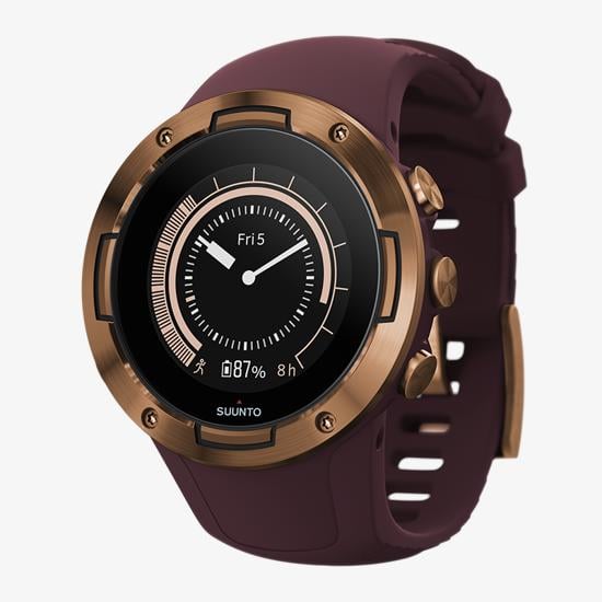 Suunto 5 Burgundy Copper - Compact GPS sports watch with great