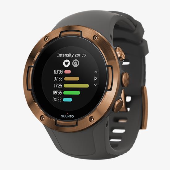 Suunto 5 Graphite Copper - Compact GPS sports watch with great 