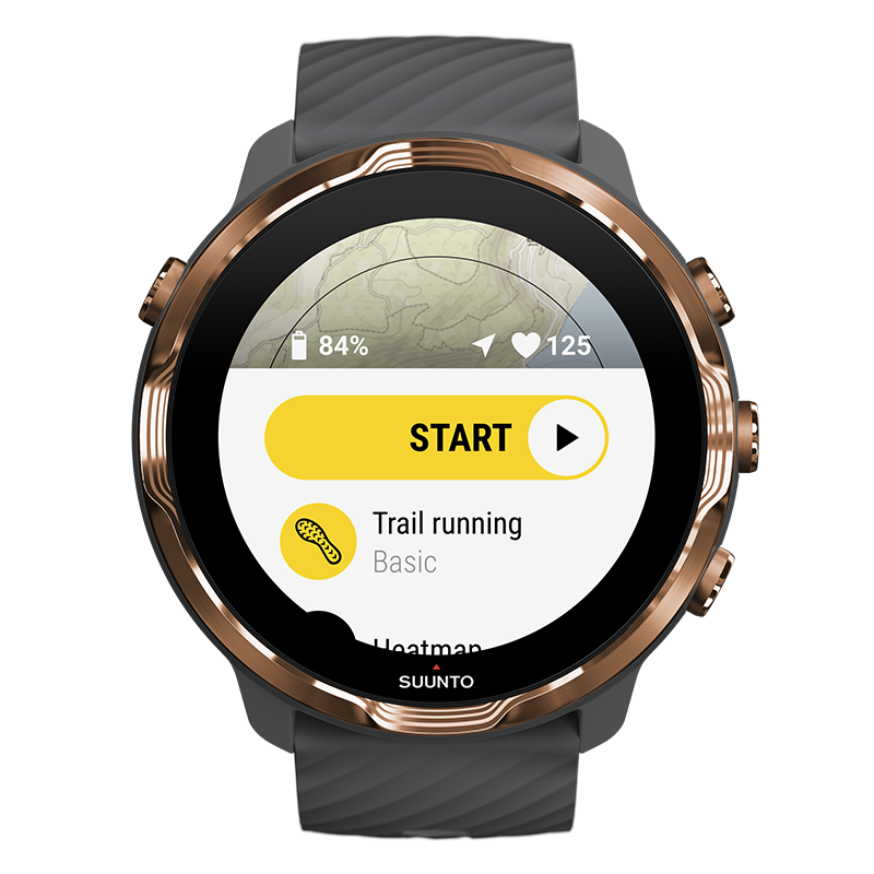 Refurbished Suunto 7 Graphite Copper   Smartwatch with versatile