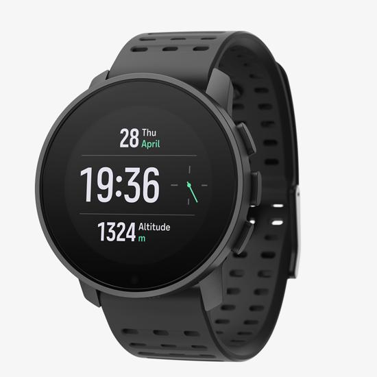Suunto 9 Peak Pro All Black ZH - 超薄耐用GPS 多项目运动腕表